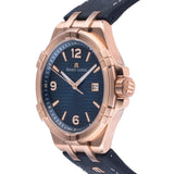 Maurice Lacroix Aikon Date Limited Edition Blue Dial Blue Leather Strap Watch For Men - AI1028-BRZ01-420-1 Authentic Buy Shop Now