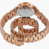 Michael Kors Runway Chronograph Analog Rose Gold Dial Rose Gold Steel Strap Watch for Women - MK7453 Authentic Buy Shop Now