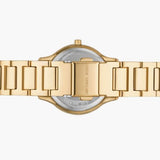 Michael Kors Sage Analog White Dial Gold Steel Strap Watch for Women - MK4822 Authentic Buy Shop Now