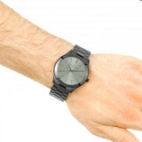 Michael Kors Slim Runway Black Dial Black Steel Strap Watch for Men - MK8507 Authentic Buy Shop Now