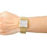 Guess White Dial Gold Mesh Bracelet Watch For Women - W0826L2 Authentic Buy Shop Now