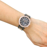 Michael Kors Parker Chronograph Grey Dial Two Tone Steel Strap Watch For Women - MK6440 Authentic Buy Shop Now