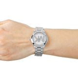 Michael Kors Mini Slim Runway Silver Dial Silver Steel Strap Watch for Women - MK3548 Authentic Buy Shop Now