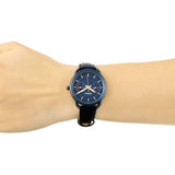 Fossil Tailor Blue Dial Blue Leather Strap Watch for Women - ES4092 Authentic Buy Shop Now