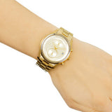Michael Kors Briar Analog Gold Dial Gold Steel Strap Watch For Women - MK6464 Authentic Buy Shop Now