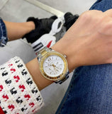 Fossil Stella Sport Multifunction Silver Dial Two Tone Steel Strap Watch for Women - ES5107 Authentic Buy Shop Now