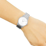 Calvin Klein City White Dial Silver Steel Strap Watch for Women - K2G23146 Authentic Buy Shop Now
