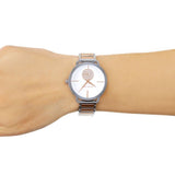 Michael Kors Portia Quartz Silver Dial Two Tone Steel Strap Watch For Women - MK3709 Authentic Buy Shop Now