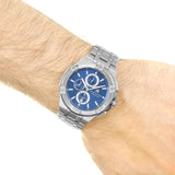 Maurice Lacroix Aikon Chronograph Blue Dial Silver Steel Strap Watch for Men - AI1018-SS002-430-1 Authentic Buy Shop Now