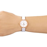 Coach Delancey White Dial White Leather Strap Watch for Women - 14502790 Authentic Buy Shop Now