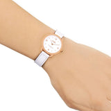 Coach Delancey White Dial White Leather Strap Watch for Women - 14502790 Authentic Buy Shop Now