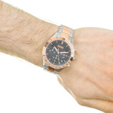 Hugo Boss Talent Black Dial Two Tone Steel Strap Watch for Men - 1513584 Authentic Buy Shop Now