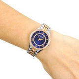 Michael Kors Lauryn Quartz Blue Dial Two Tone Steel Strap Watch For Women - MK3929 Authentic Buy Shop Now