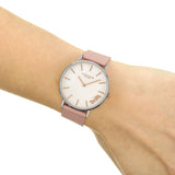 Coach Perry Mother of Pearl Pink Dial Pink Leather Strap Watch for Women - 14503244 Authentic Buy Shop Now