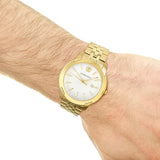 Versace V-Urban Quartz White Dial Gold Steel Strap Watch For Men - VELQ00719 Authentic Buy Shop Now