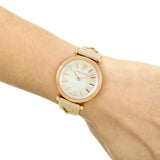 Versace V-Twist White Dial White Leather Strap Watch for Women - VELS00419 Authentic Buy Shop Now