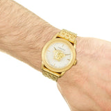 Versace Palazzo Empire White Dial Gold Steel Strap Watch for Men - VERD00318 Authentic Buy Shop Now