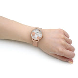 Fossil Jacqueline Three-Hand White Dial Rose Gold Mesh Bracelet Watch for Women - ES4534 Authentic Buy Shop Now