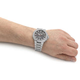 Oris Aquis Date Relief Grey Dial Silver Steel Strap Watch for Men - 0173377304153-0782405PEB Authentic Buy Shop Now