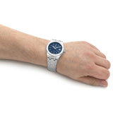 Maurice Lacroix Aikon Date Blue Dial Silver Steel Strap Watch for Men - AI1108-SS002-430-1 Authentic Buy Shop Now