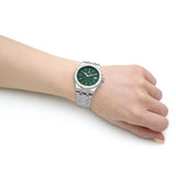 Maurice Lacroix Aikon Date Quartz Green Dial Silver Steel Strap Watch for Men - AI1108-SS002-630-1 Authentic Buy Shop Now