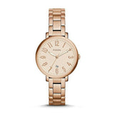Fossil Jacqueline Rose Gold Dial Rose Gold Steel Strap Watch for Women - ES3970 Authentic Buy Shop Now