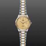 Tudor Style Automatic Diamonds Gold Dial Two Tone Steel Strap Watch for Men - M12713-0007 Authentic Buy Shop Now