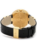 Versace V Metal Icon Gold Dial Black & Gold Strap Watch for Women - VLC030014 Authentic Buy Shop Now