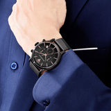 Maserati Epoca Chronograph Black Dial Black Mesh Strap Watch For Men - R8873618013 Authentic Buy Shop Now