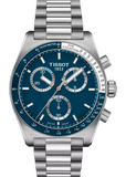 Tissot PR516 Chronograph Blue Dial Silver Steel Strap Watch for Men - T149.417.11.041.00 Authentic Buy Shop Now