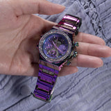 Guess Fusion Chronograph Purple Dial Purple Steel Strap Watch for Women - GW0552L4 Authentic Buy Shop Now