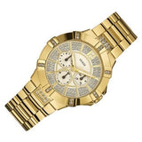 Guess Vista Diamonds Gold Dial Gold Steel Strap Watch for Women - W13573L1 Authentic Buy Shop Now