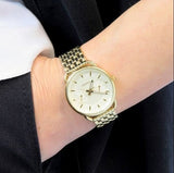 Fossil Tailor Gold Dial Gold Steel Strap Watch for Women - ES3714 Authentic Buy Shop Now