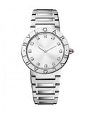 Bvlgari Bvlgari Lady Silver Dial Silver Steel Strap Watch for Women - BVLGARI103575 Authentic Buy Shop Now