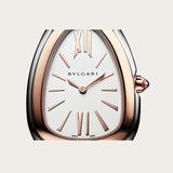 Bvlgari Serpenti Seduttori White Dial Two Tone Steel Strap Watch for Women - SERPENTI103277 Authentic Buy Shop Now