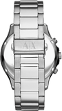 Armani Exchange Hampton Chronograph Black Dial Silver Steel Strap Watch For Men - AX2152 Authentic Buy Shop Now
