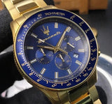 Maserati SFIDA Analog Blue Dial Gold Stainless Steel Watch For Men - R8873640008 Authentic Buy Shop Now