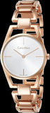 Calvin Klein Dainty White Dial Rose Gold Steel Strap Watch for Women - K7L23646 Authentic Buy Shop Now