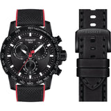 Tissot Supersport Chrono Giro D'Italia Black Dial Black Nylon Strap Watch for Men - T125.617.37.051.00 Authentic Buy Shop Now