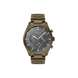 Hugo Boss Pioneer Quartz Gray Dial Brown Steel Strap Watch for Men - 1513715 Authentic Buy Shop Now