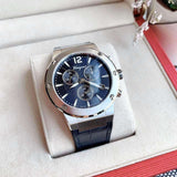 Salvatore Ferragamo F-80 Classic Blue Dial Blue Leather Strap Watch for Men - SFDT00719 Authentic Buy Shop Now
