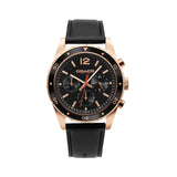 Coach Sullivan Chronograph Black Dial Black Leather Strap Watch for Men - 14602087 Authentic Buy Shop Now