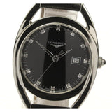 Longines Equestrian Quartz Diamond Black Dial Watch for Women - L6.136.4.57.0 Authentic Buy Shop Now