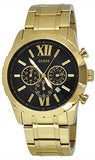 Guess Optic Multifunction Black Dial Gold Steel Strap Watch for Men - W0193G1 Authentic Buy Shop Now