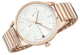 Tommy Hilfiger Brooke Silver Dial Rose Gold Steel Strap Watch for Women - 1782021 Authentic Buy Shop Now