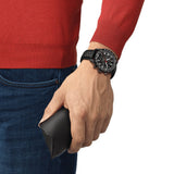 Tissot T Sport PRS 516 Chronograph Black Dial Black Leather Strap Watch for Men - T131.617.36.052.00 Authentic Buy Shop Now