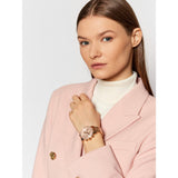 Michael Kors Ritz Chronograph Rose Gold Dial Rose Gold Steel Strap Watch for Women - MK6357 Authentic Buy Shop Now