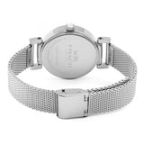 Coach Madison White Dial Silver Mesh Bracelet Watch for Women - 14502651 Authentic Buy Shop Now
