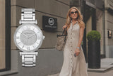 Michael Kors Catlin Silver Dial Silver Steel Strap Watch for Women - MK3355 Authentic Buy Shop Now