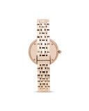 Emporio Armani T-Bar Gianni Rose Gold Dial Rose Gold Steel Strap Watch For Women - AR11059 Authentic Buy Shop Now